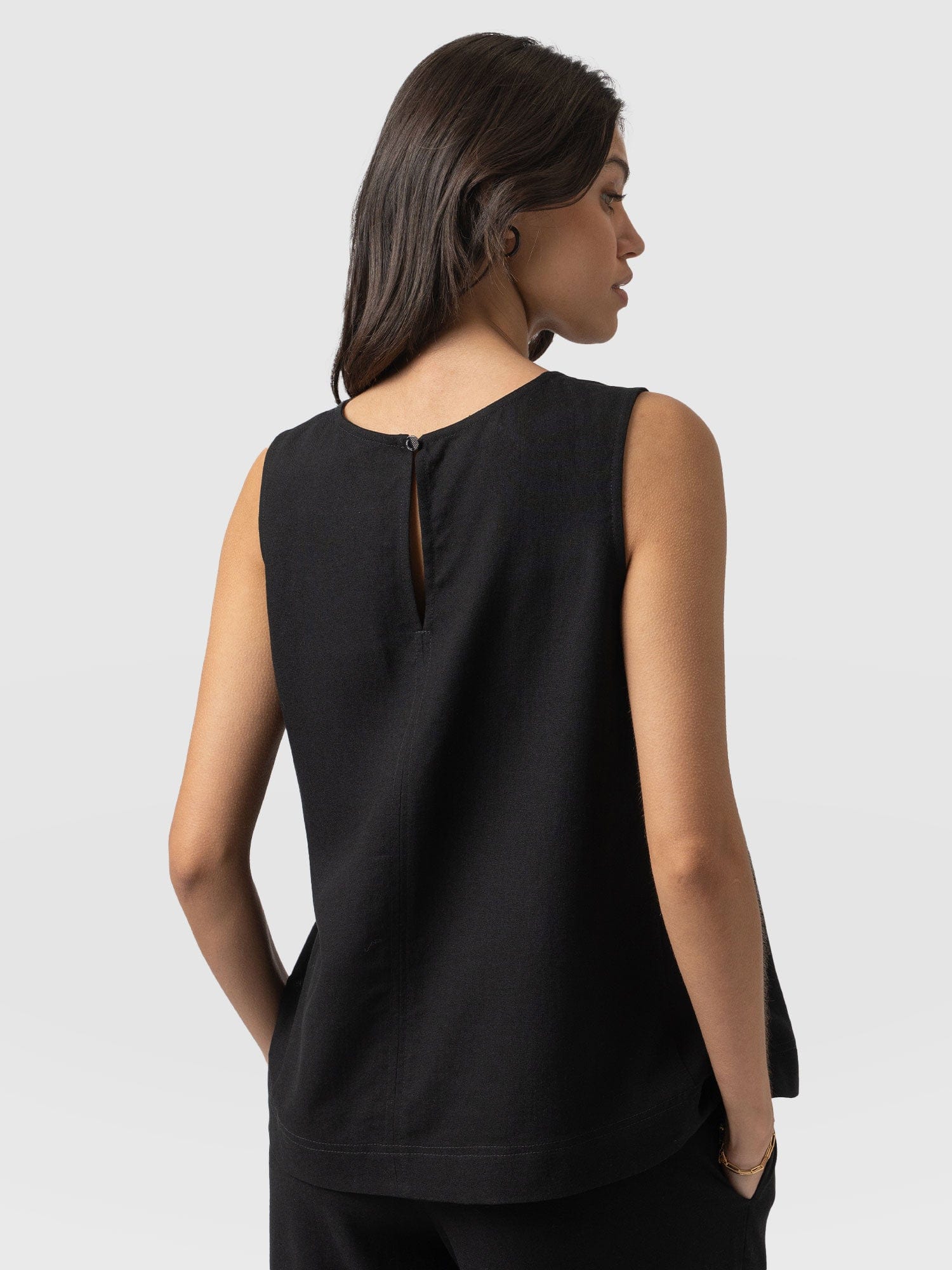 Corinne Tunic Black - Women's Tops | Saint + Sofia® UK
